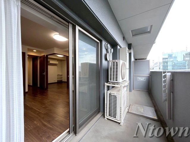 バルコニー　広々としたバルコニーです