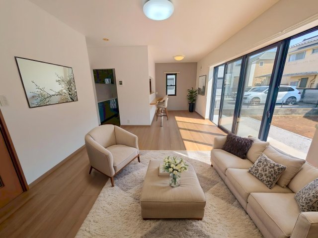 居室・リビング　CG家具のため実際は家具が付きません。