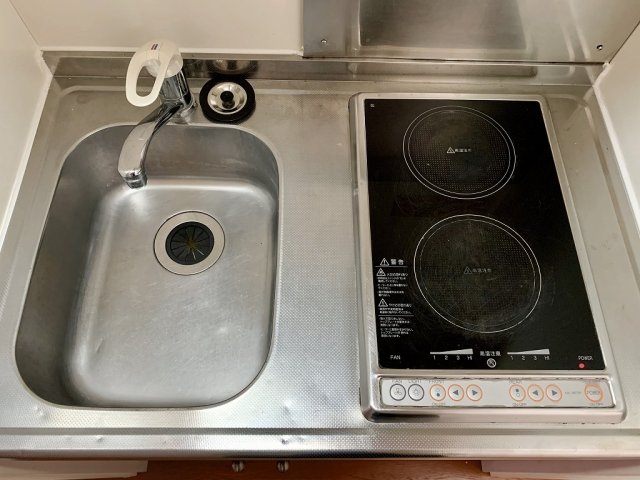 キッチン　電気コンロ2口