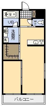 フュージョン大橋の間取り写真
