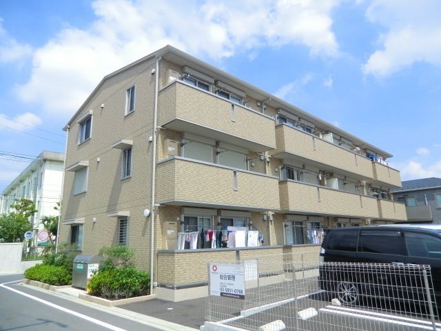 建物外観　オートロック完備　経済的都市ガス