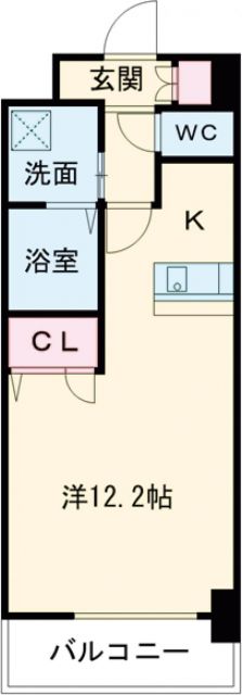 エスリード西小路御池の間取り写真
