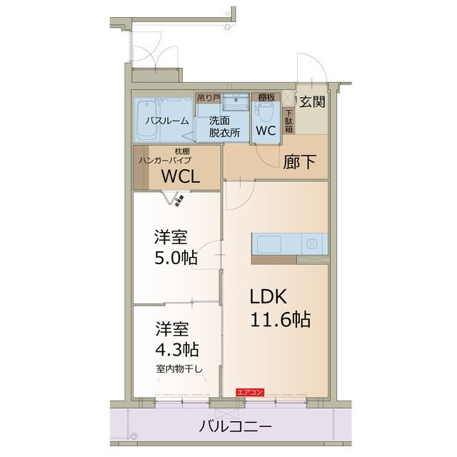 プレステージ坂本の間取り写真