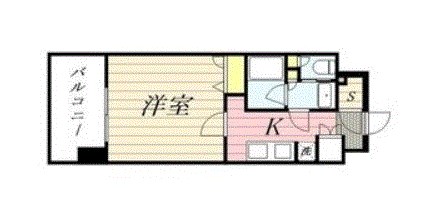 地下鉄空港線 博多駅 徒歩6分 10階建 築14年の間取り写真