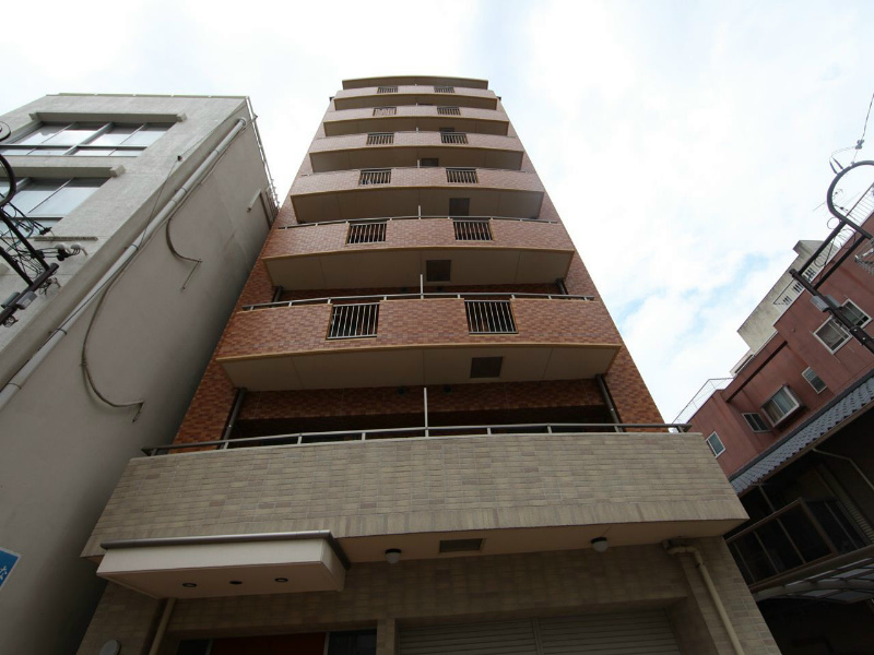 建物外観　オートロック　防犯カメラ　　モニター付きエレベータ