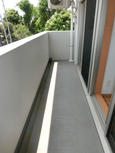 バルコニー　広々専用バルコニー