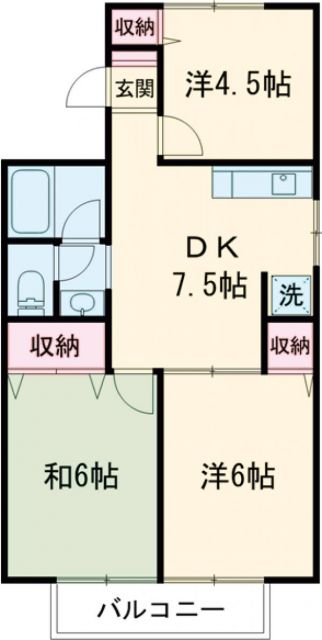 STコーポIIの間取り写真