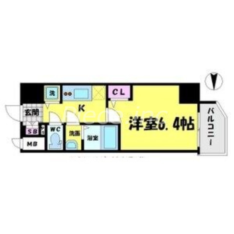 エスリード京橋WESTの間取り写真