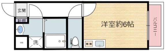 ハピネス岸里の間取り写真