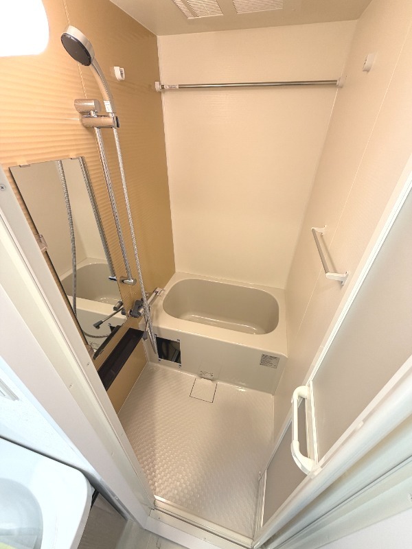 地下鉄千日前線 新深江駅 徒歩9分 8階建 新築の風呂写真
