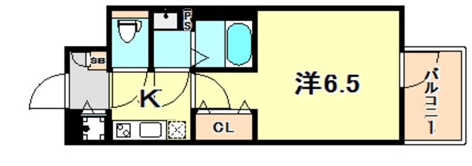 エスリード神戸三宮の間取り写真