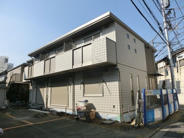 建物外観　セキスイハイム施工の新築アパートメント！