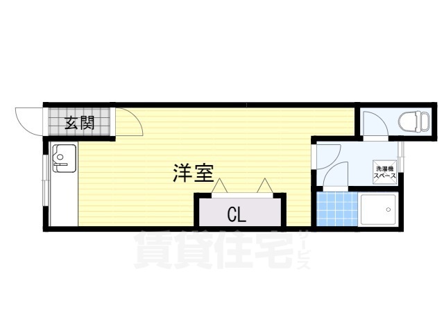 ハイツ西門荘の間取り