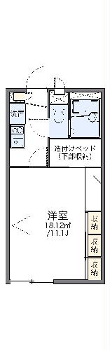 【レオパレス新城の間取り】