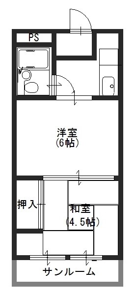 コーポ大清の間取り