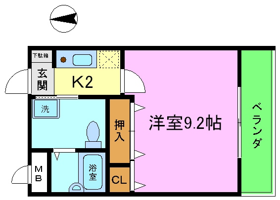 プロムナードつるはせの間取り