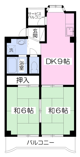 ムーブ奈須本の間取り