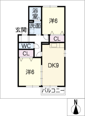 パークサイド大門の間取り