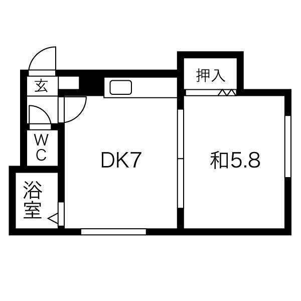 レジデンス高山の間取り