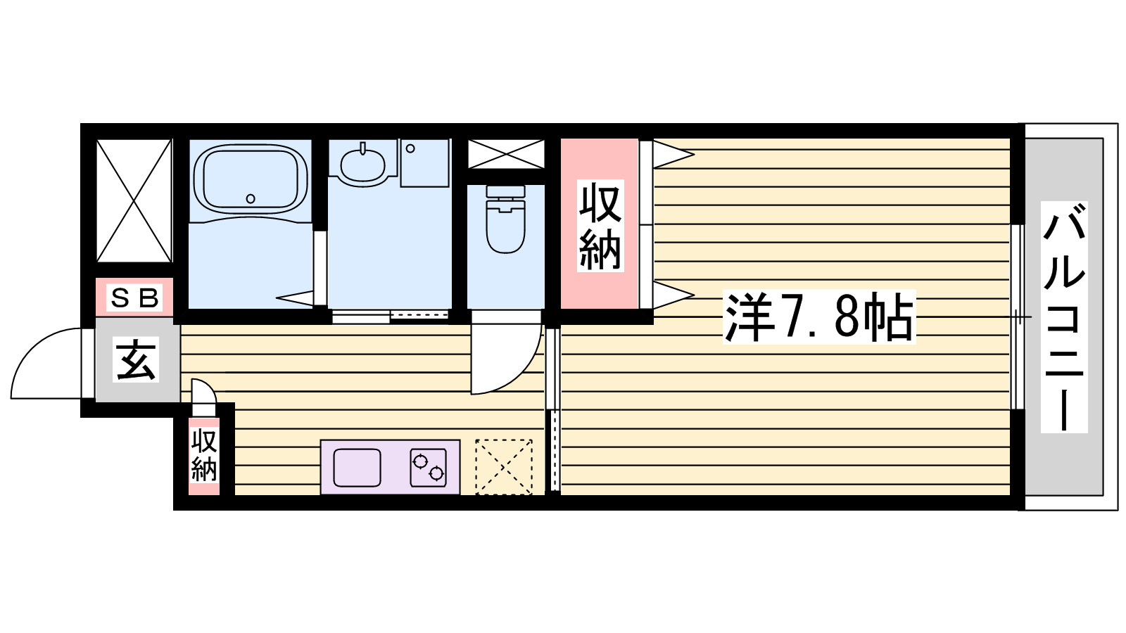 インタービレッジ土山の間取り