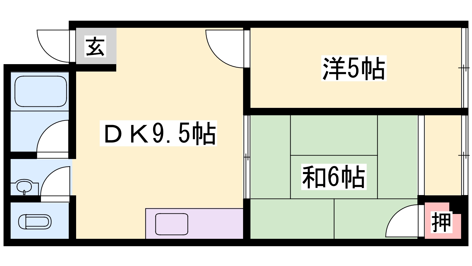 灘ハイツの間取り