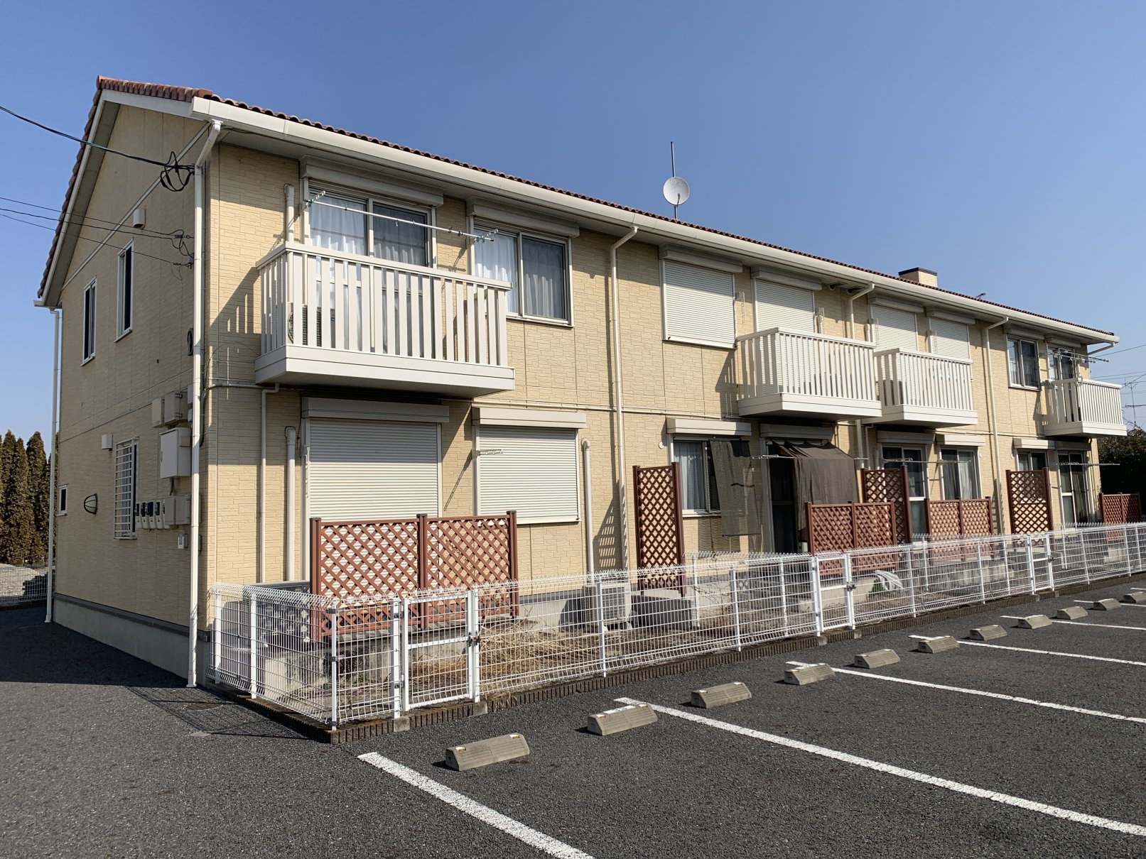 建物外観　南向きで日当たり良好