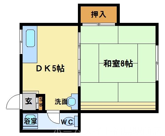 古高第二マンションの間取り