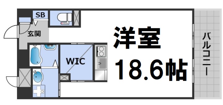 Wolf Pack Apartmentの間取り