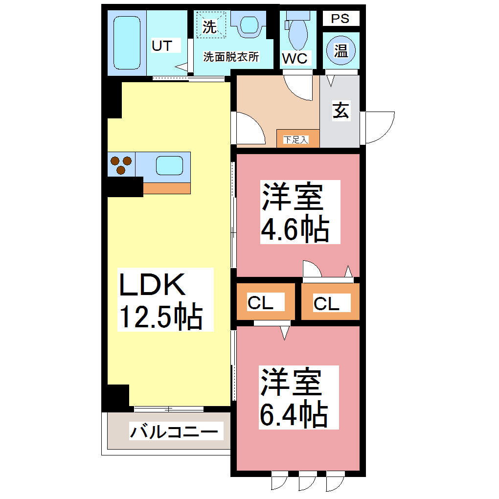 クラシオンの間取り