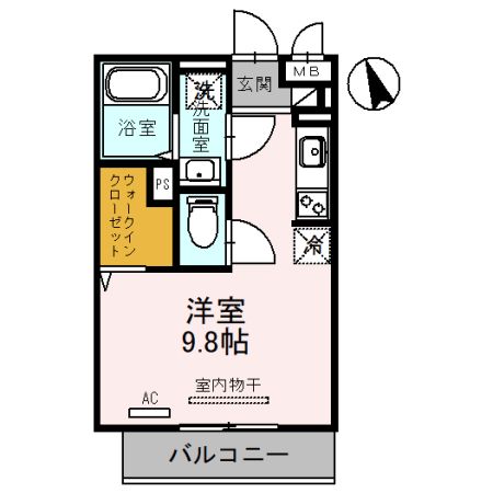 フルール恵比須の間取り