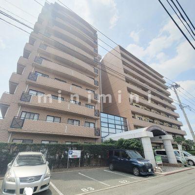 熊本市中央区島崎のマンションの建物外観