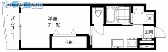 サンハイム川岸町の間取り