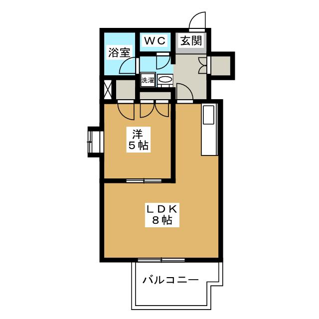 タウンコート人宿町の間取り