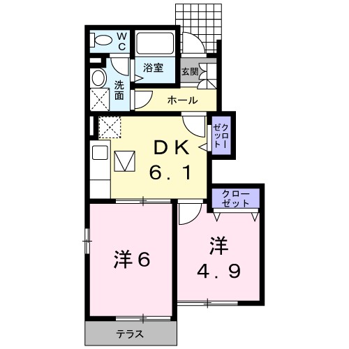 イル．パラッツオエテルノＣの間取り