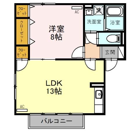 セジュール・カメリアの間取り