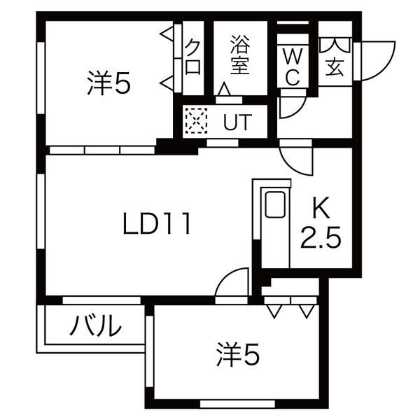 テラスココロの間取り