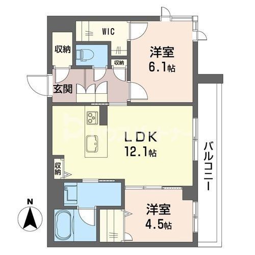 コンフォーザの間取り