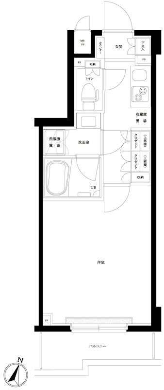 ルーブル板橋泉町壱番館の間取り