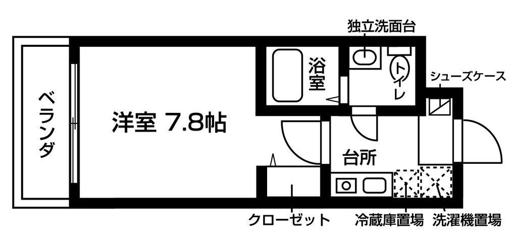 ル・レーヴ向山の間取り