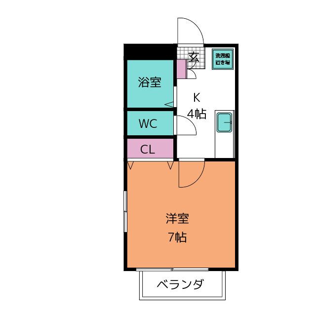 コーポサザンカの間取り