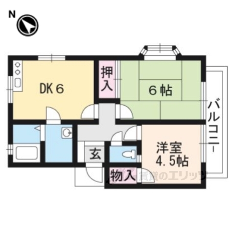 レピュートＫの間取り