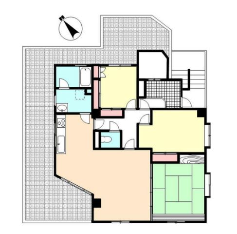 豊島区南長崎のマンションの間取り