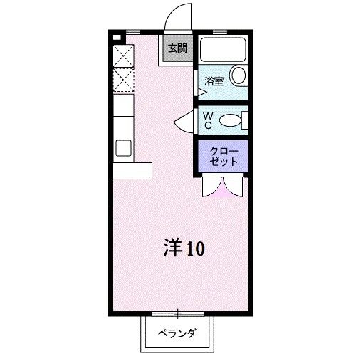 ベルコーポIIの間取り