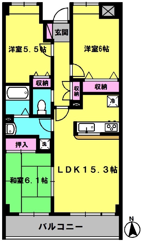 フォーシーズンの間取り