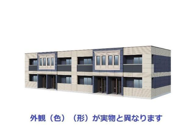 稲敷郡阿見町大字若栗のアパートの建物外観