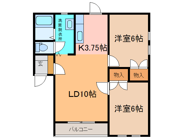 ラッキーストリッジIの間取り