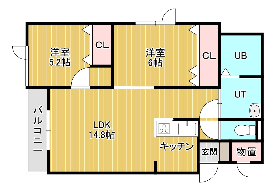 大成町1丁目新築APの間取り