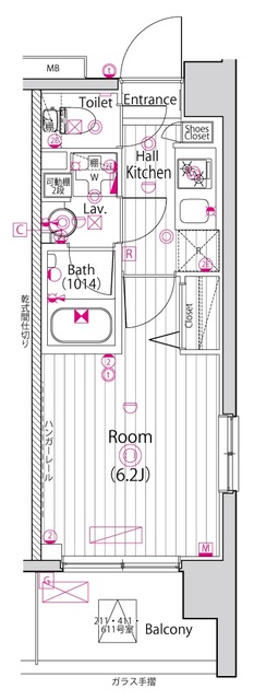 【ガーラ・ステーション横浜保土ケ谷の間取り】