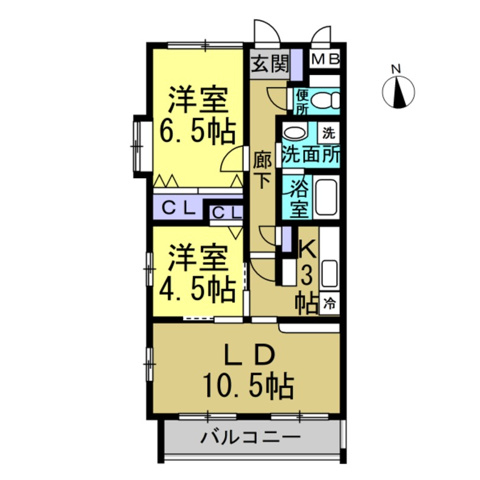 クリスタルスクエアの間取り