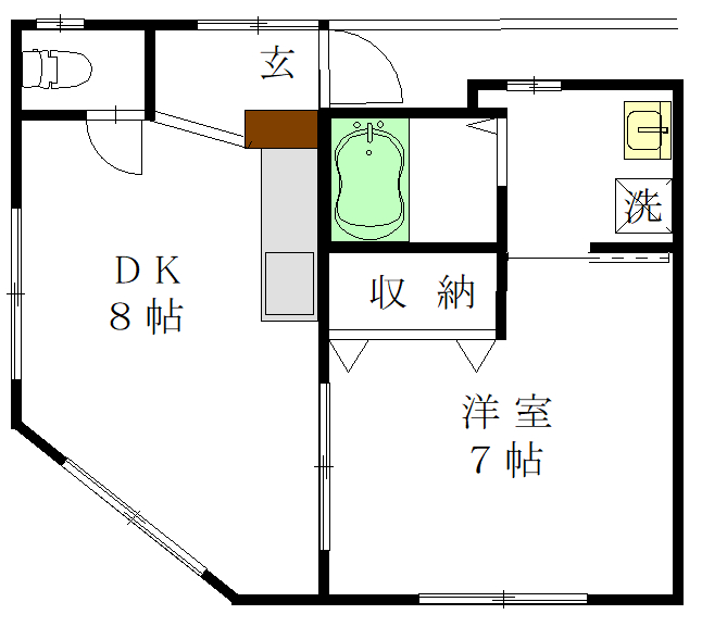 第２高木マンションの間取り